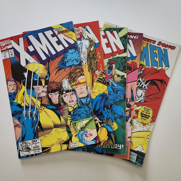 Lot of 5 X-Men Comic Books 11 12 13 14 15 Marvel 1992 Wolverine X-Cutioner Run X - Picture 1 of 6